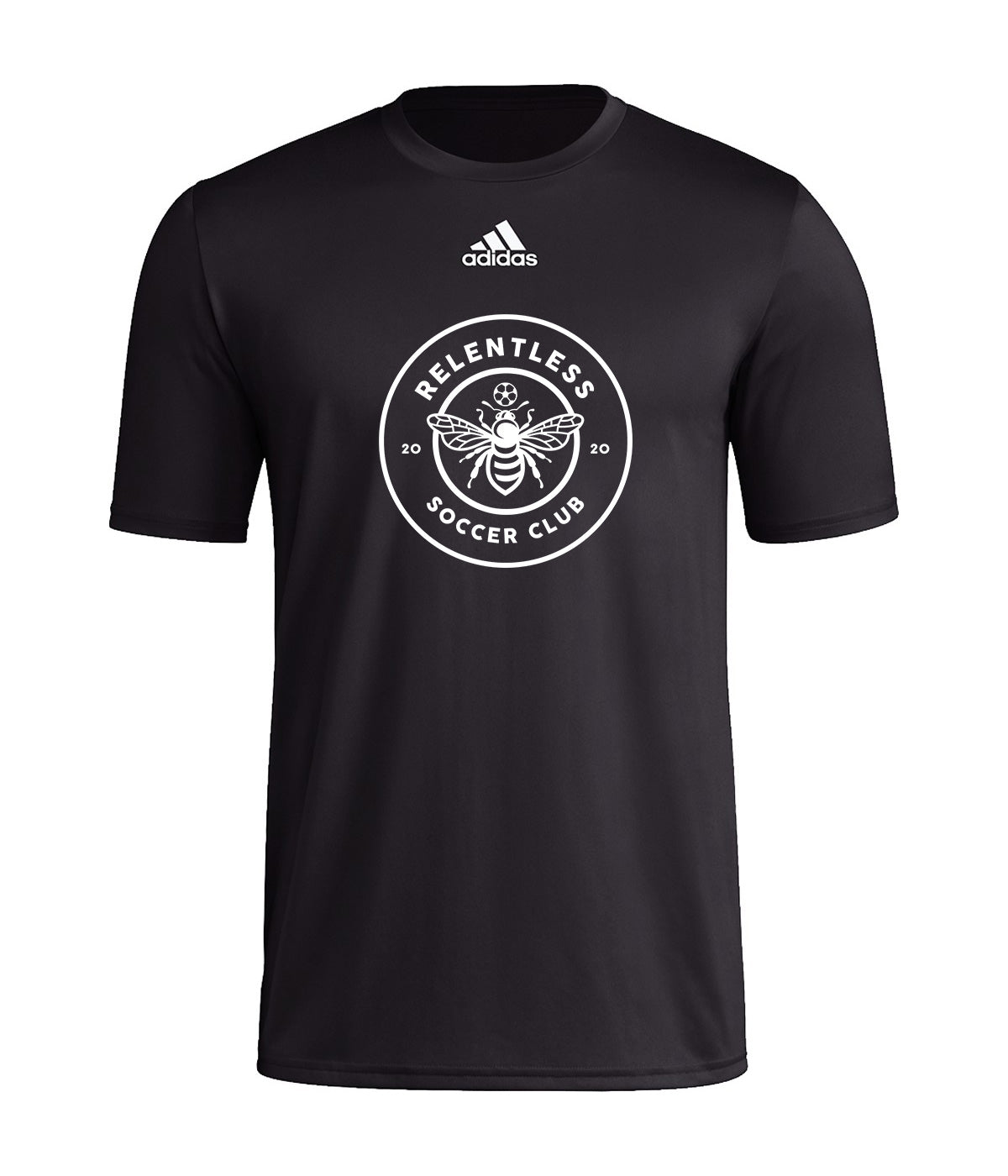 Relentless White Logo Tee