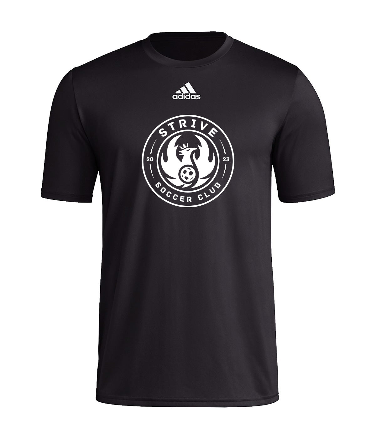 Strive White Logo Tee